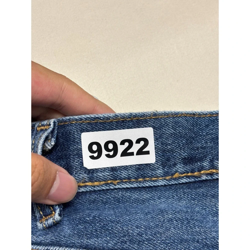 Levis 501 Original Fit Blue Jeans Mens W42 L30 Button Fly Medium Wash Denim
